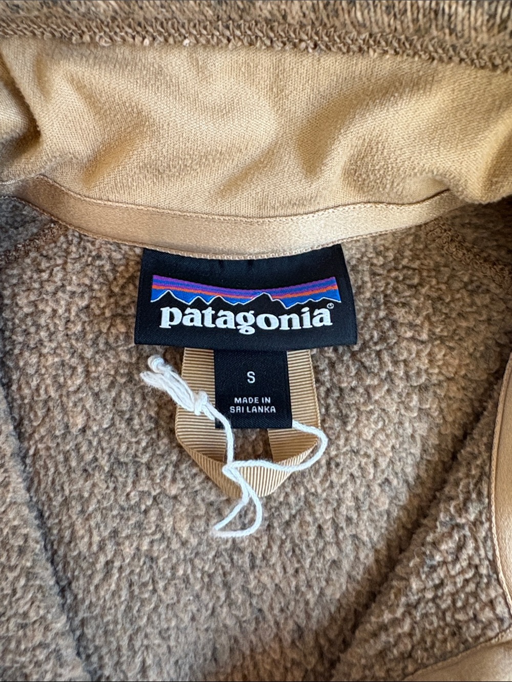 Patagonia Kids Tan Brown Full-Zip Fleece Jacket - Picture 2 of 3